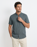 Marine Mao Shirt - Marine Teal