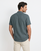 Marine Mao Shirt - Marine Teal