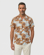 Acapulco Resort Shirt - Sunset Palm