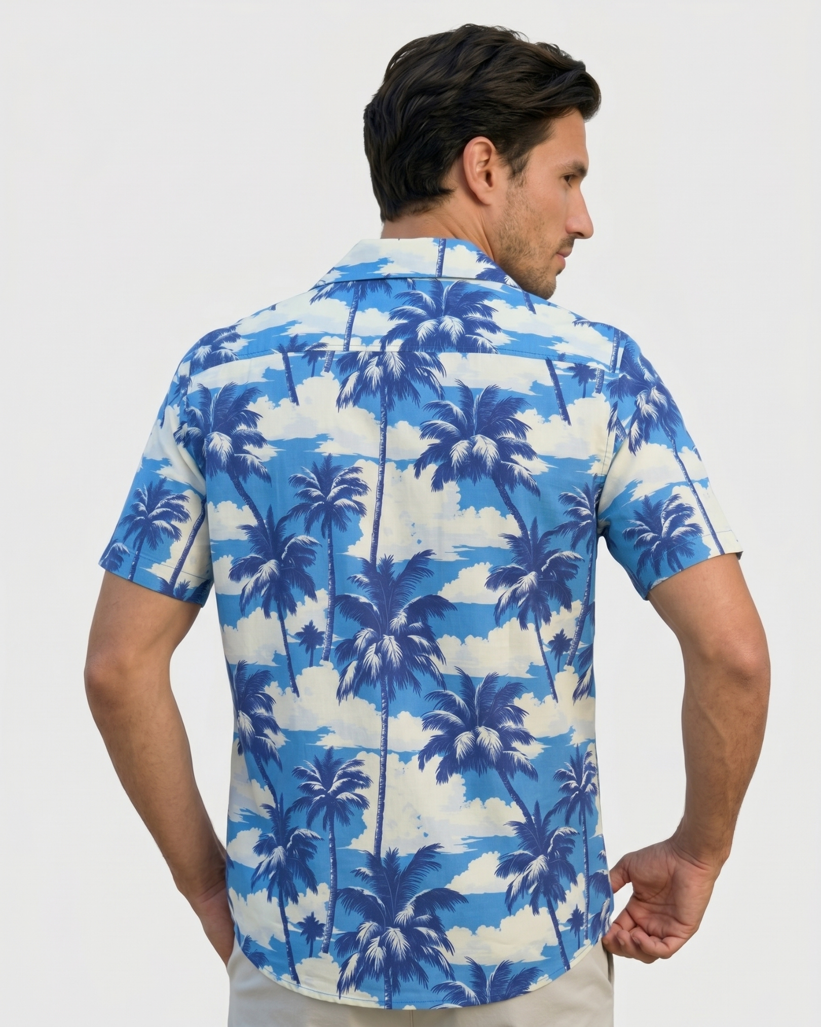 Acapulco Resort Shirt - Azure Palm