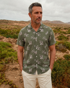 Deep Leaf Shirt - Sage Green Leaf