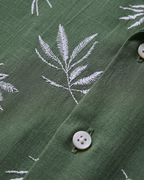 Deep Leaf Shirt - Sage Green Leaf