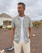 Ibizan Leaf Shirt - Sage Leaf