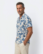 Azzurro Botanical Shirt - Azurro Blue