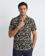 Monochrome Jungle Shirt - Obsidian Jungle