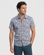 Camisa Sahara Palm - Oasis Azul