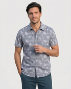Camisa Sahara Palm - Oasis Azul
