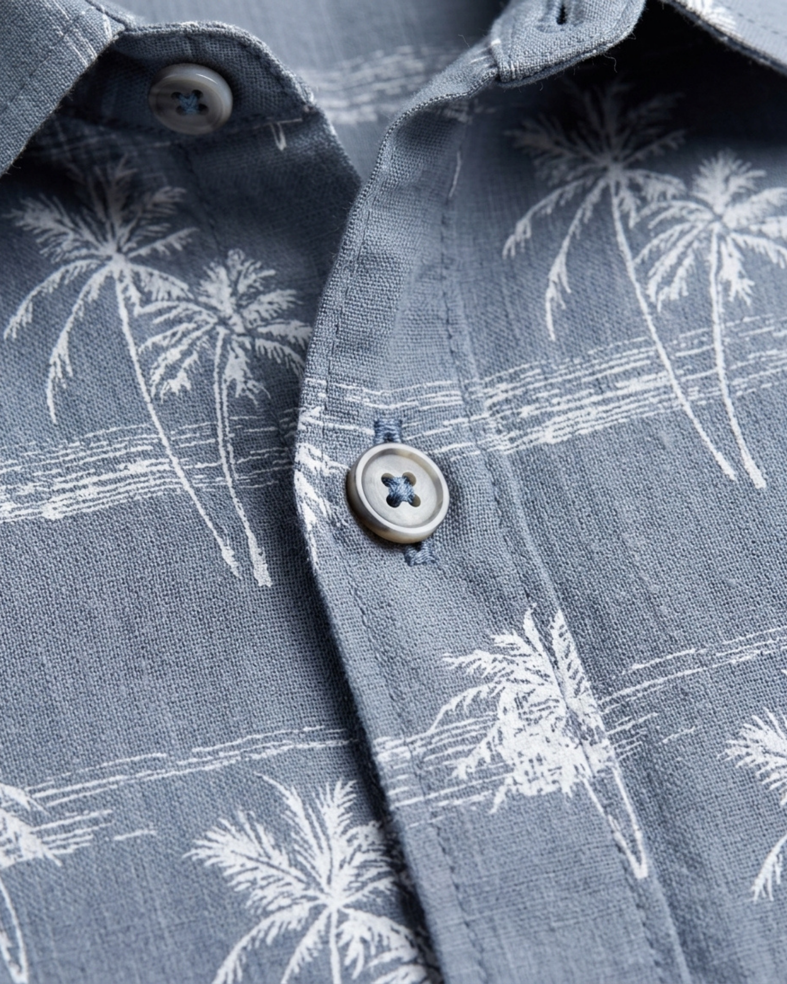 Camisa Sahara Palm - Oasis Azul