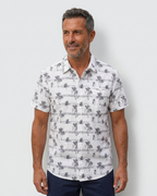 Sahara Palm Shirt - Obsidian Palm