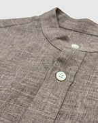 Lagos Mao Shirt - Stone Taupe