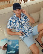 Tailored Bermuda - Coast Blue