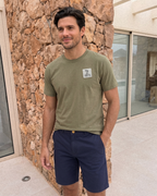 Heritage Modal Tee - Moss Green