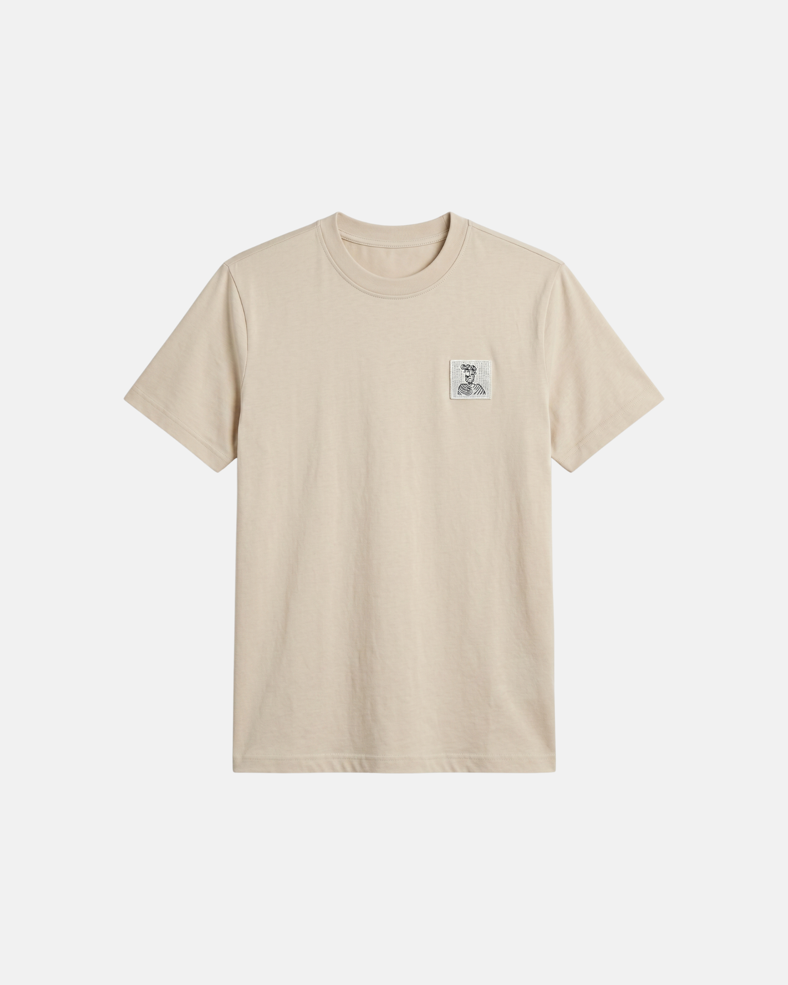 T-shirt Heritage Modal – beżowy