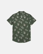 Deep Leaf Shirt - Sage Green Leaf